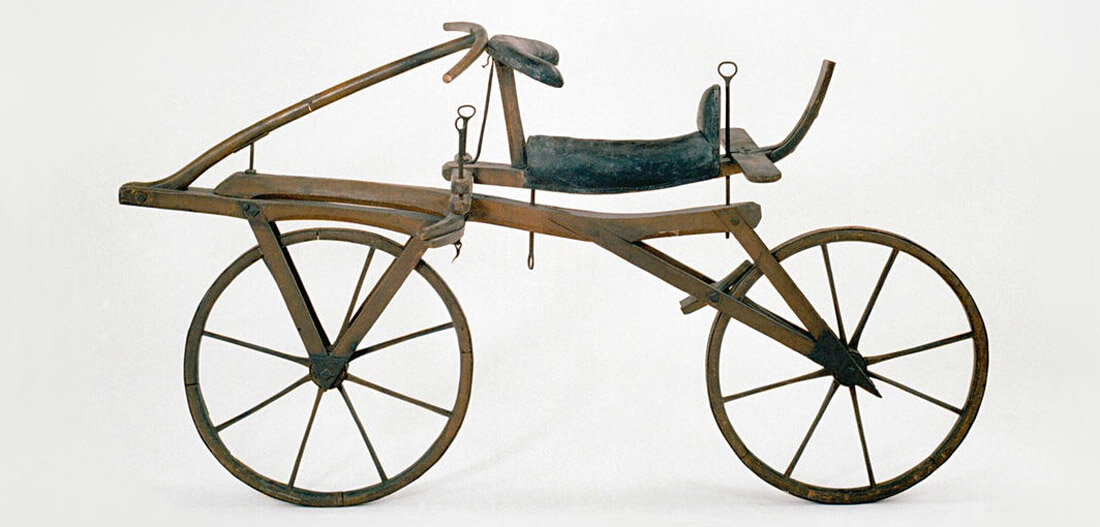 Когда был изобретен первый в мире деревянный велосипед – история создания