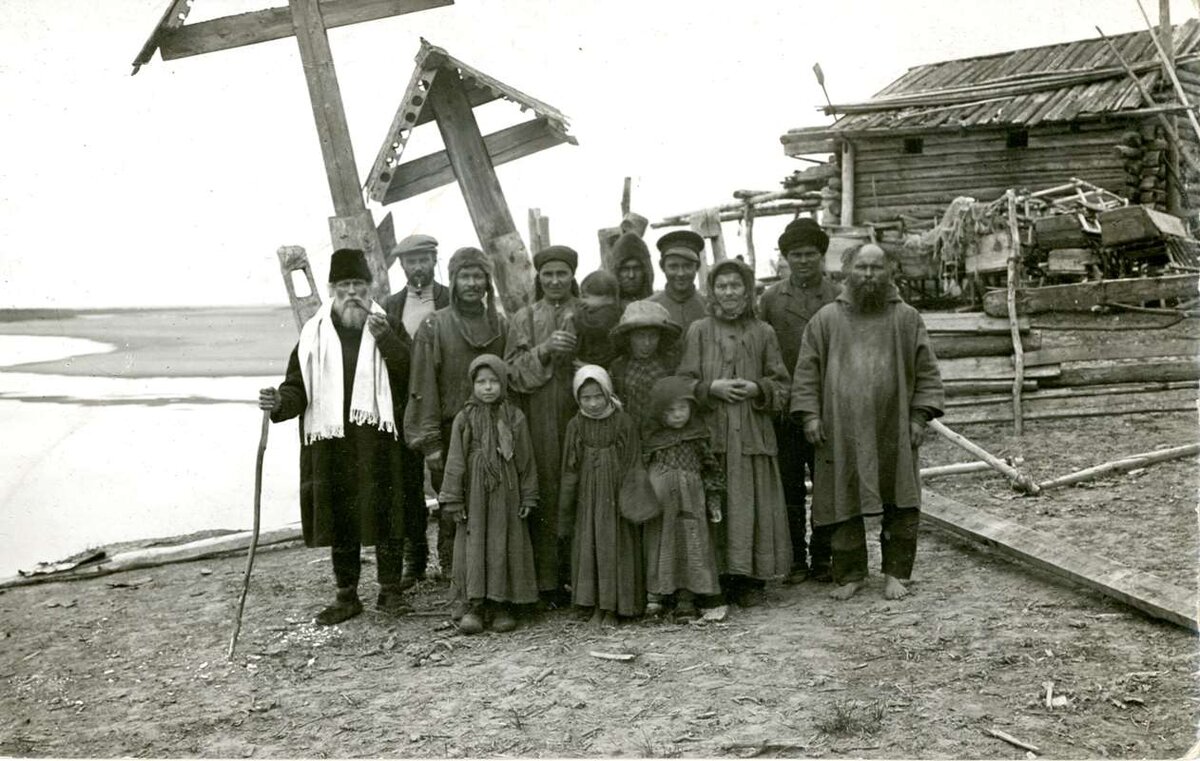Русское население Ижмы. Начало XX в. Архивное фото