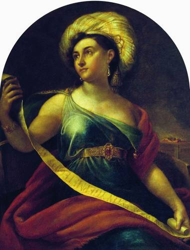 Н. Семёнова на портрете кисти О.Кипренского