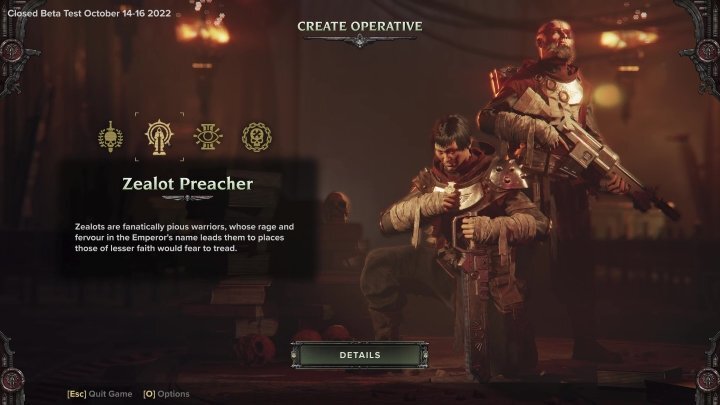 Warhammer 40,000: Darktide - все классы персонажей и их способности.
