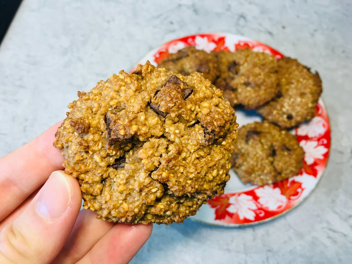 Печенье из гречки с шоколадом - вкусная, лёгкая в приготовлении и бюджетная  выпечка к чаю. | Я учусь готовить | Дзен