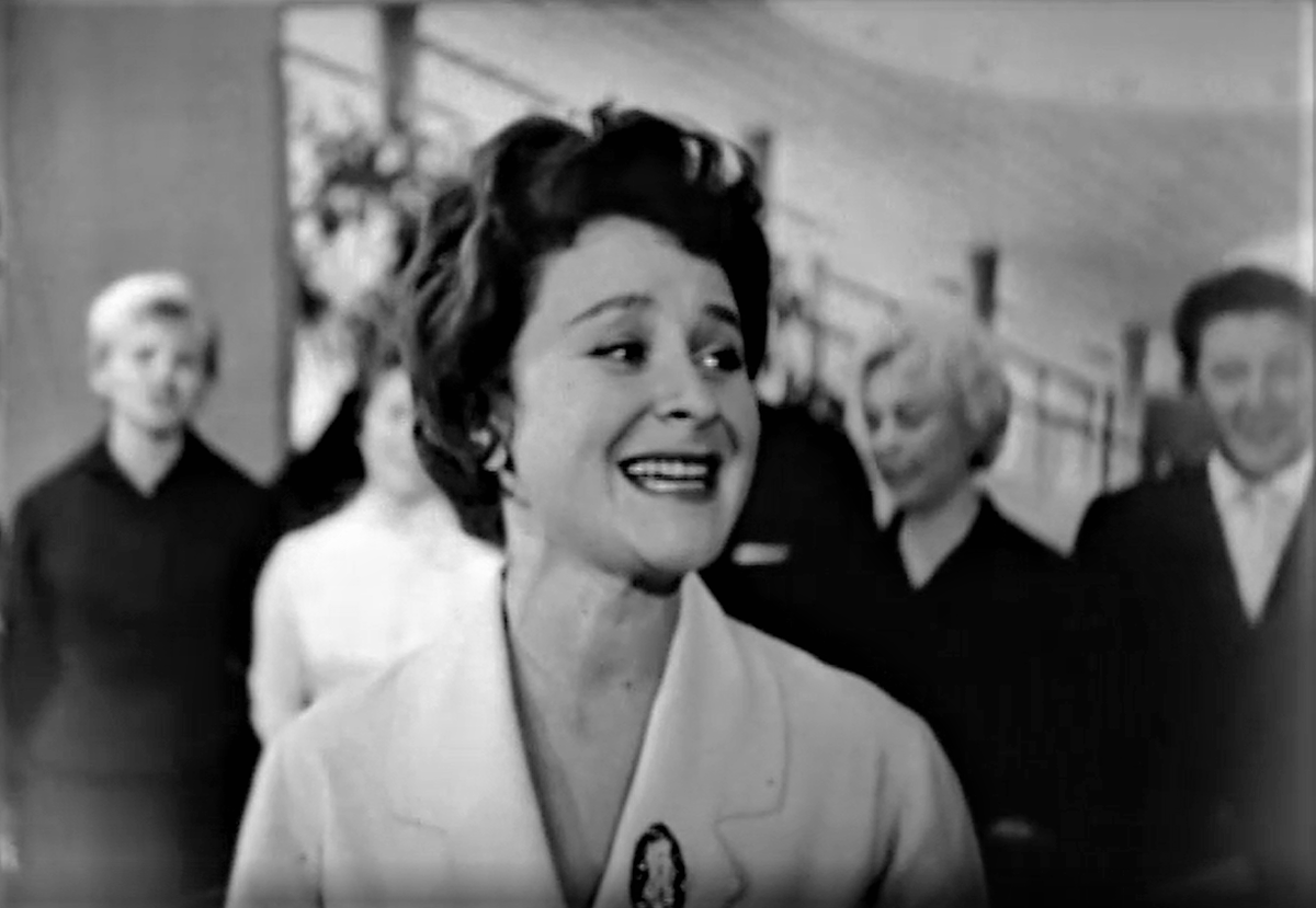 Тамара Миансарова в программе "Голубой огонек. Звездная эстафета" (1963)