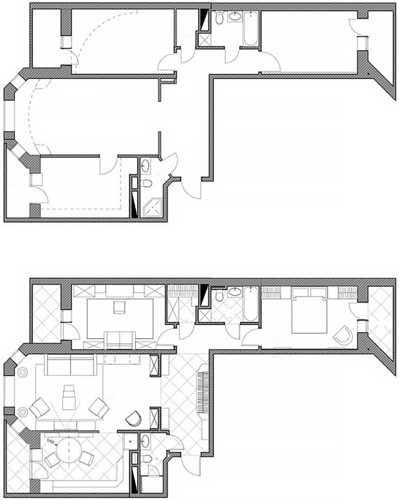 Шикарно и необычно. Элегантная квартира в современном классическом стиле с нотками этно и арт-деко