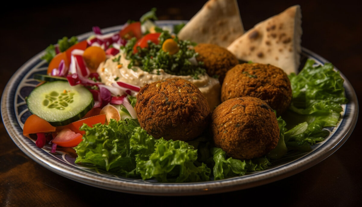 <a href="https://ru.freepik.com/free-photo/healthy-gourmet-veggie-bowl-with-falafel-and-hummus-generated-by-ai_41280541.htm#query=falafel&position=30&from_view=keyword&track=sph">Изображение от vecstock</a> на Freepik