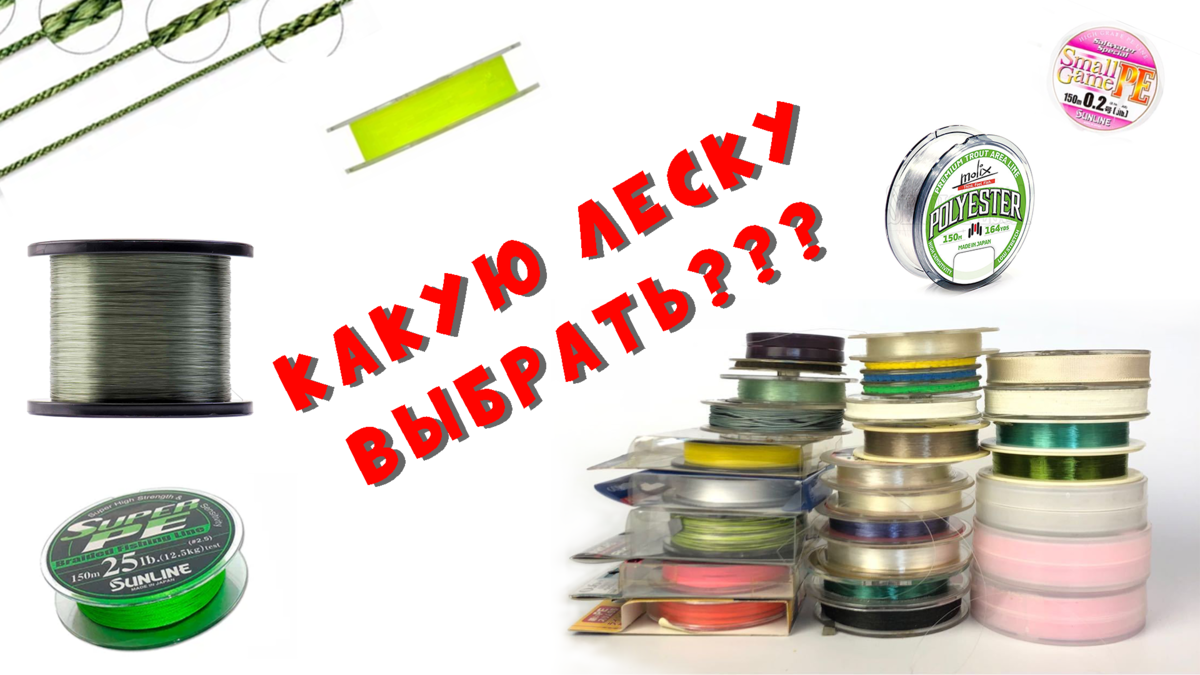 выбор нужной линии зачастую решает успех рыбалки