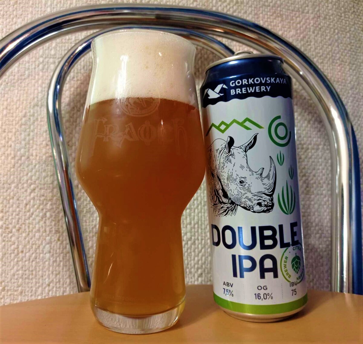 Double IPA в стакане. Фото автора