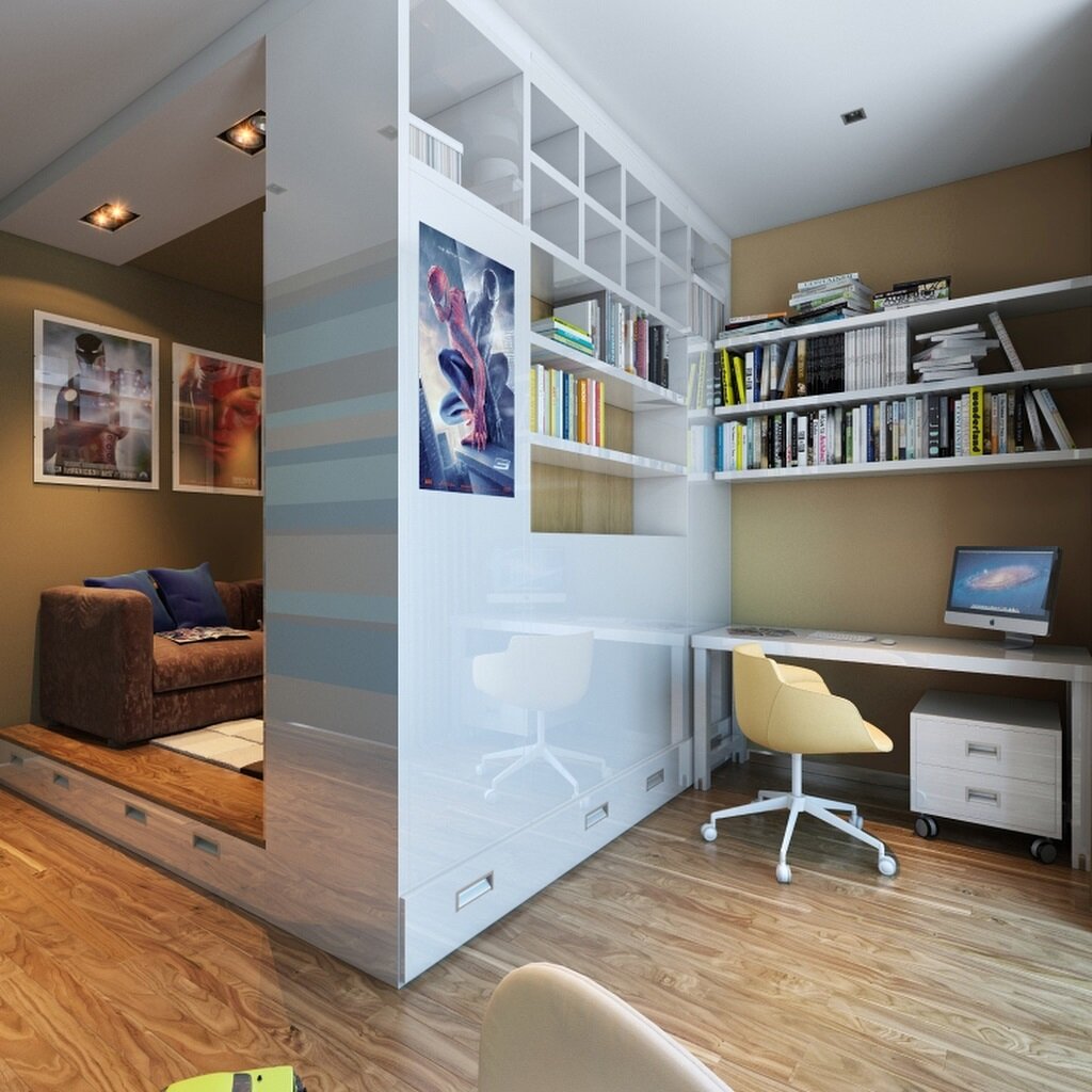 применение подиумов в интерьере 