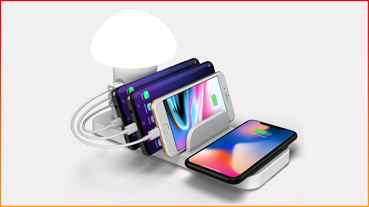 Зарядка в виде гриба