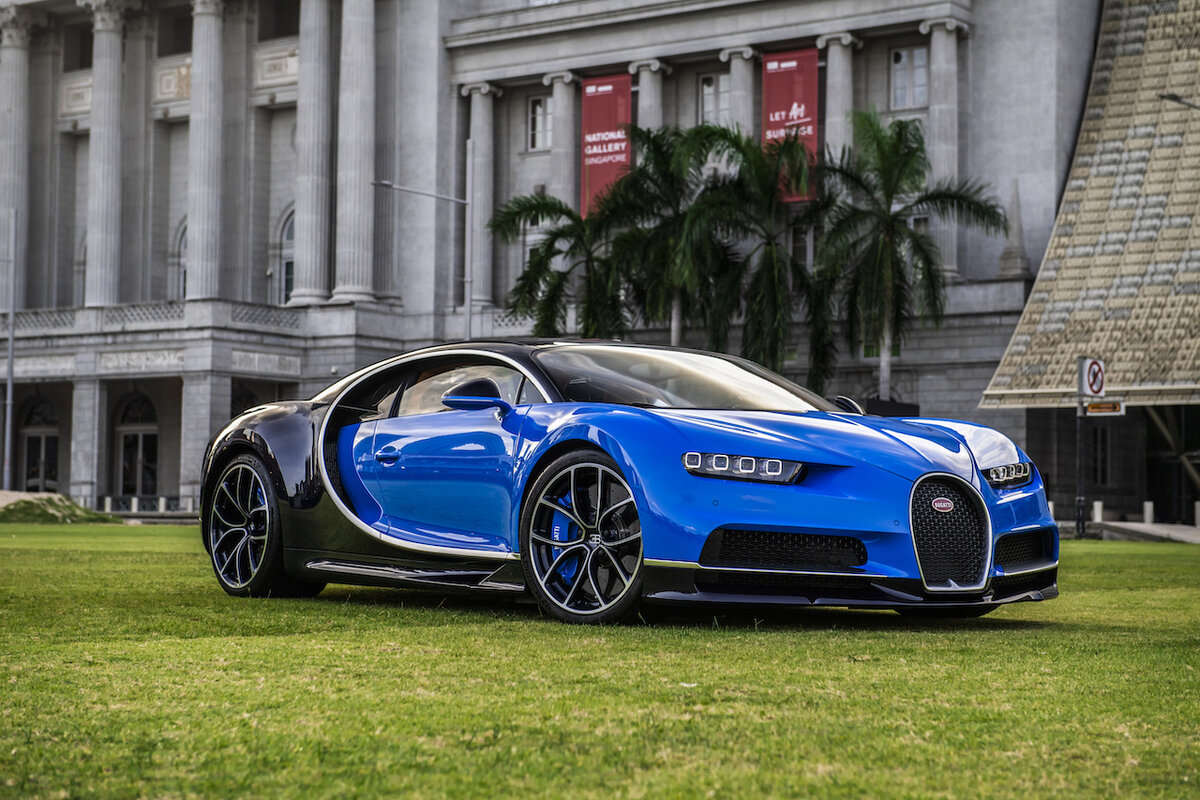 Bugatti Chiron 2016 Black Blue