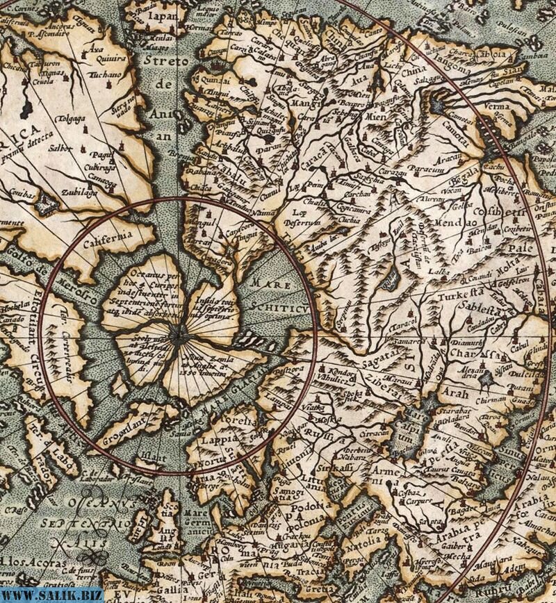 Первая карта в г. Карта Гипербореи Меркатора. Карта Тартарии Меркатора. Карта Тартарии 17 века.
