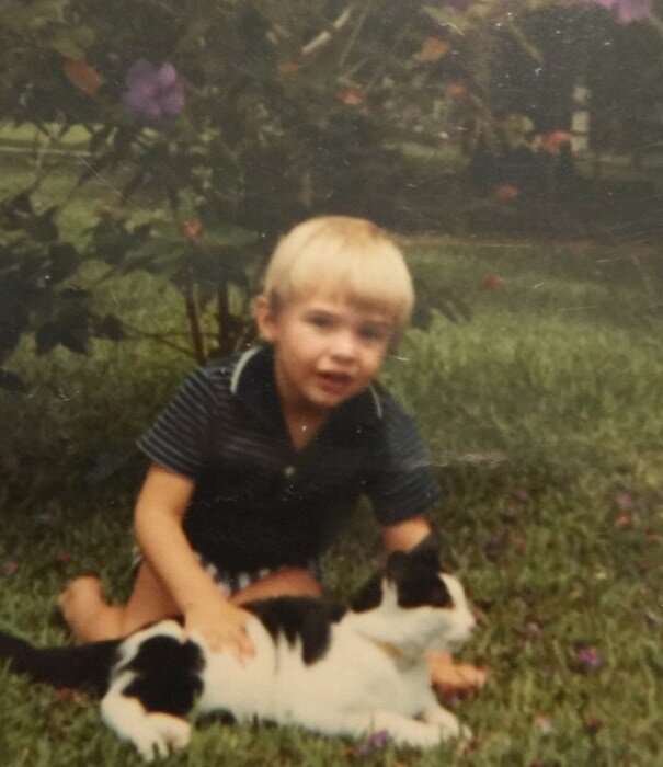 Хью Джекман в детстве.