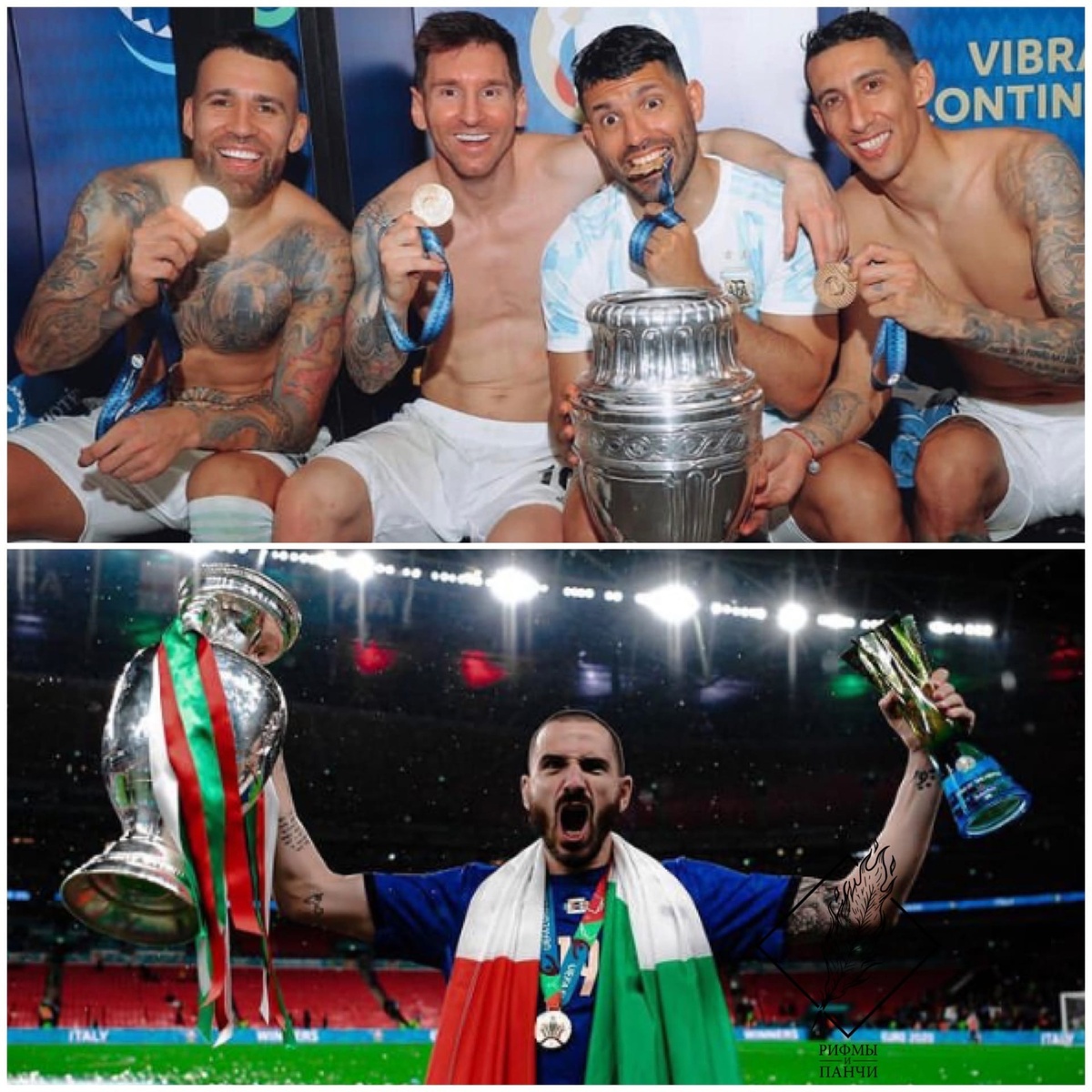 Сборная Италии – новоиспечённый чемпион Европы. Матч финала Евро-2020 с Англией проходил на стадионе «Уэмбли» в Лондоне. Основное и дополнительное время встречи завершилось со счётом 1:1. В серии пенальти победу вырвали итальянцы — 3:2.Добавьте