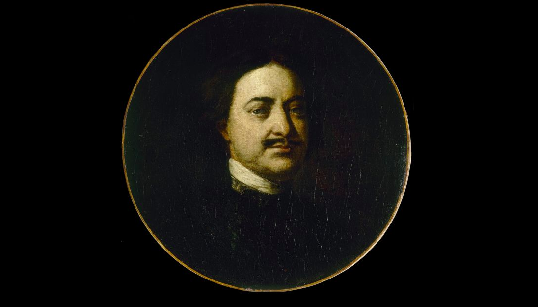 Петр I Алексеевич Романов, Петр Великий (1672 - 1725 гг.), последний царь всея Руси (с 1682 г.) и первый Император Всероссийский (с 1721 г.). Портрет Петра I кисти И. Н. Никитина, первая половина 1720-х