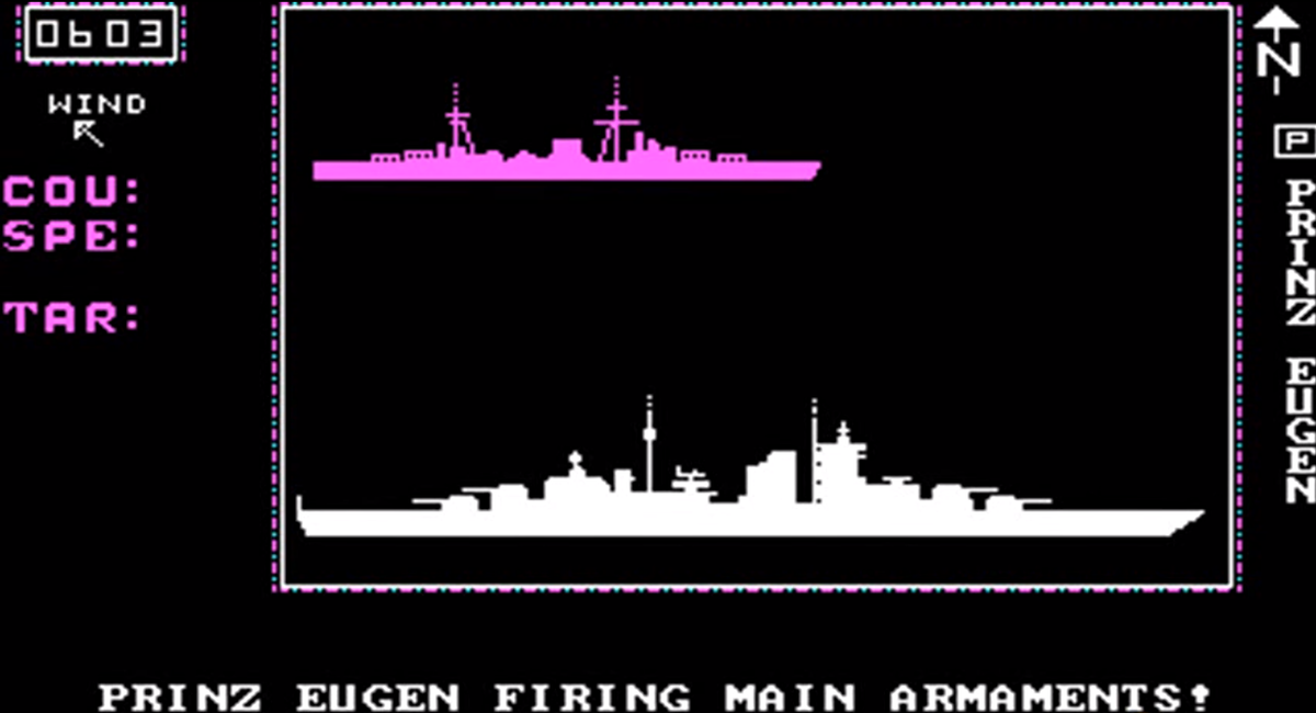 Многие игры 80-х выглядели именно так, зачастую состоя исключительно из текста ,особенно это было распространенно среди жанра РПГ. 