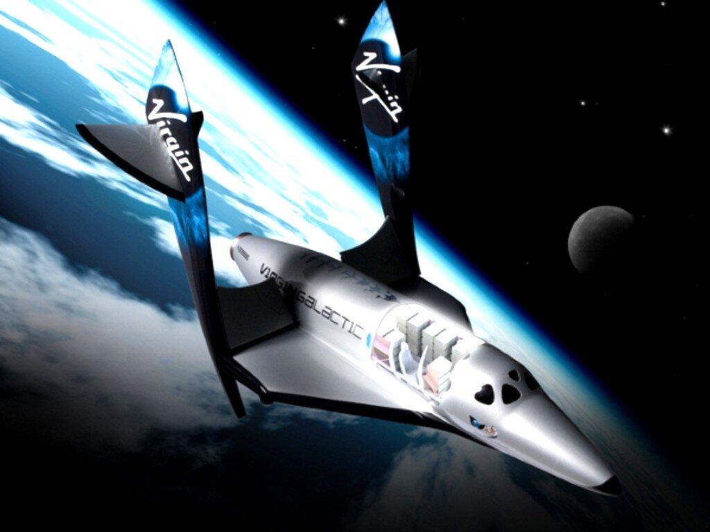 Корабль Virgin Galactic 