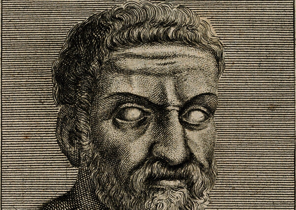 Источник: https://www.thoughtco.com/thmb/GSKf9IeO5kV_F9oNUtqqFHprMLs=/2106x1493/filters:fill(auto,1)/Thales_of_Miletus._Line_engraving_by_Blanchard._Wellcome_V0005771-8c2d770336b9453b8171233df5bf14c4.jpg