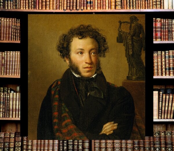 Орест Адамович Кипренский. Портрет А. С. Пушкина. 1827 г. Третьяковская галерея