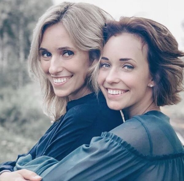 Светлана Смирнова-Марцинкевич с сестрой