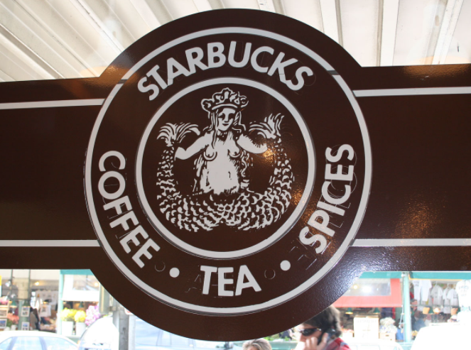 Оригинальный логотип компании «Starbucks»