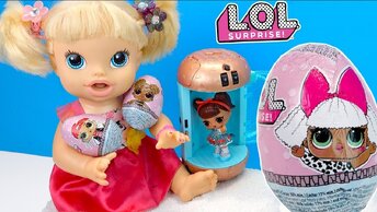 ШОКОЛАДНЫЕ ЯЙЦА ЛОЛ LOL Куклы Беби Элайв Открывает Сюрпризы Кукла ЛОЛ Декодер