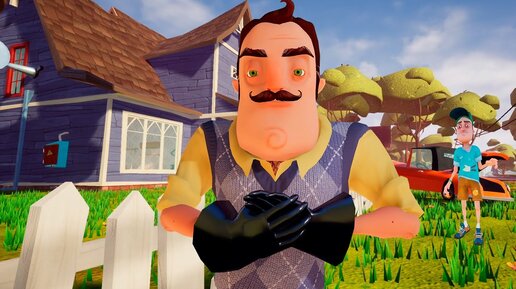 ШОУ ПРИВЕТ СОСЕД!ВОРУЕМ ВЕЩИ У СОСЕДА!ИГРА HELLO NEIGHBOR 1 АКТ!