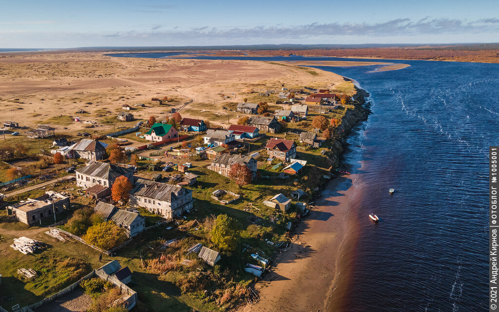 Кузомень с высоты. Здесь и далее фото автора