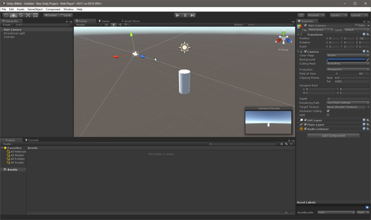 Как запустить проект в unity
