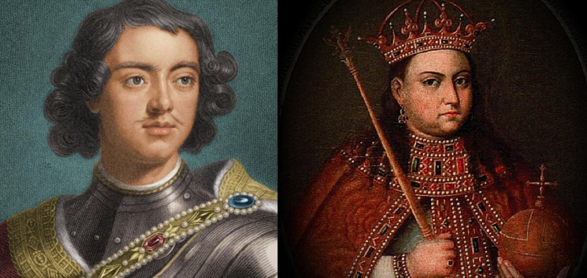 Петр I и Софья