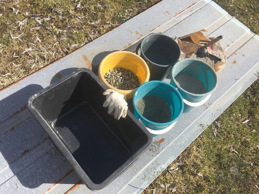 Компоненты для приготовления бетона