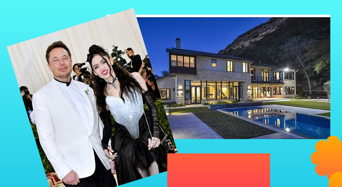 Илон с Граймс и дом Маска, где ему одиноко