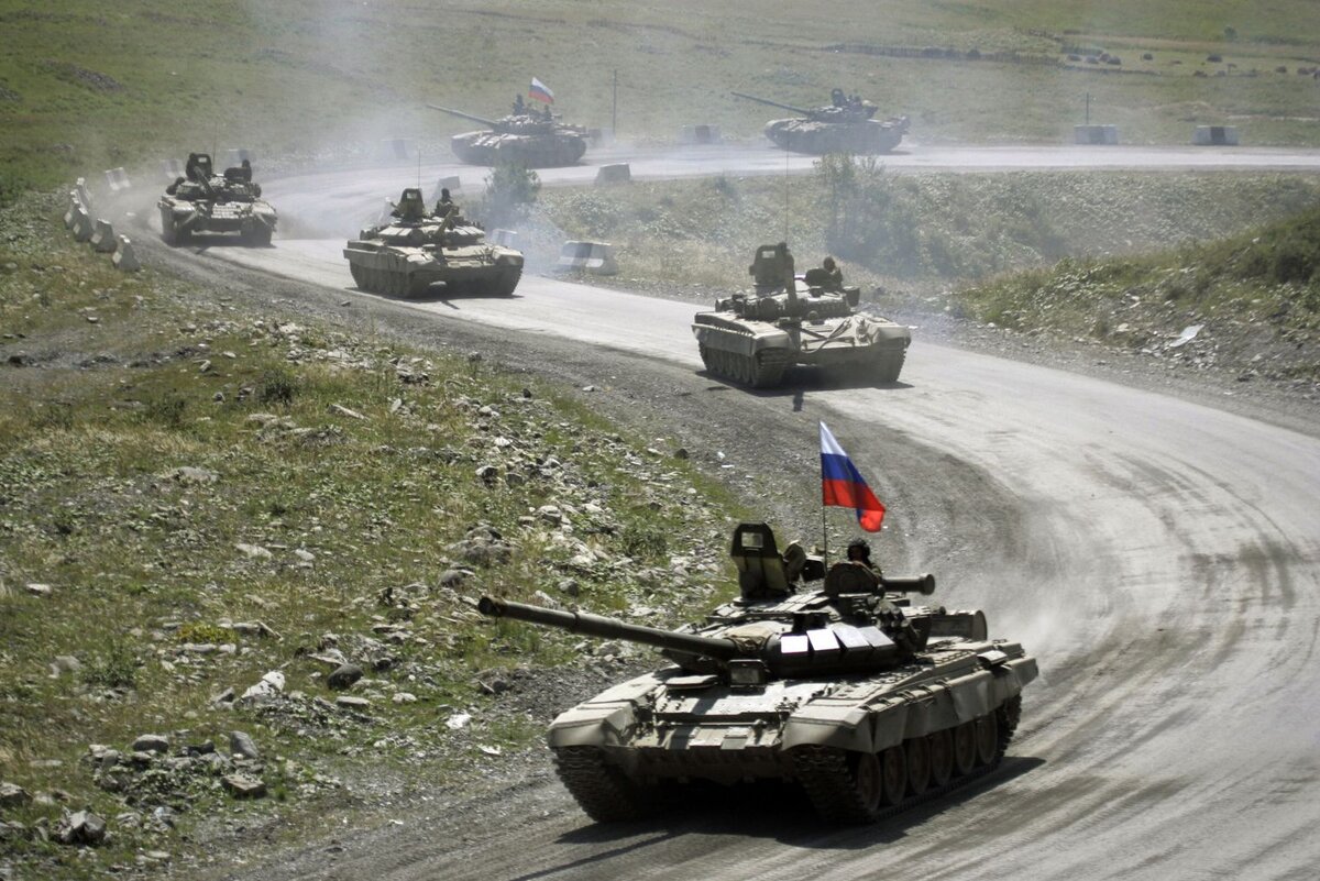 Танки на марше