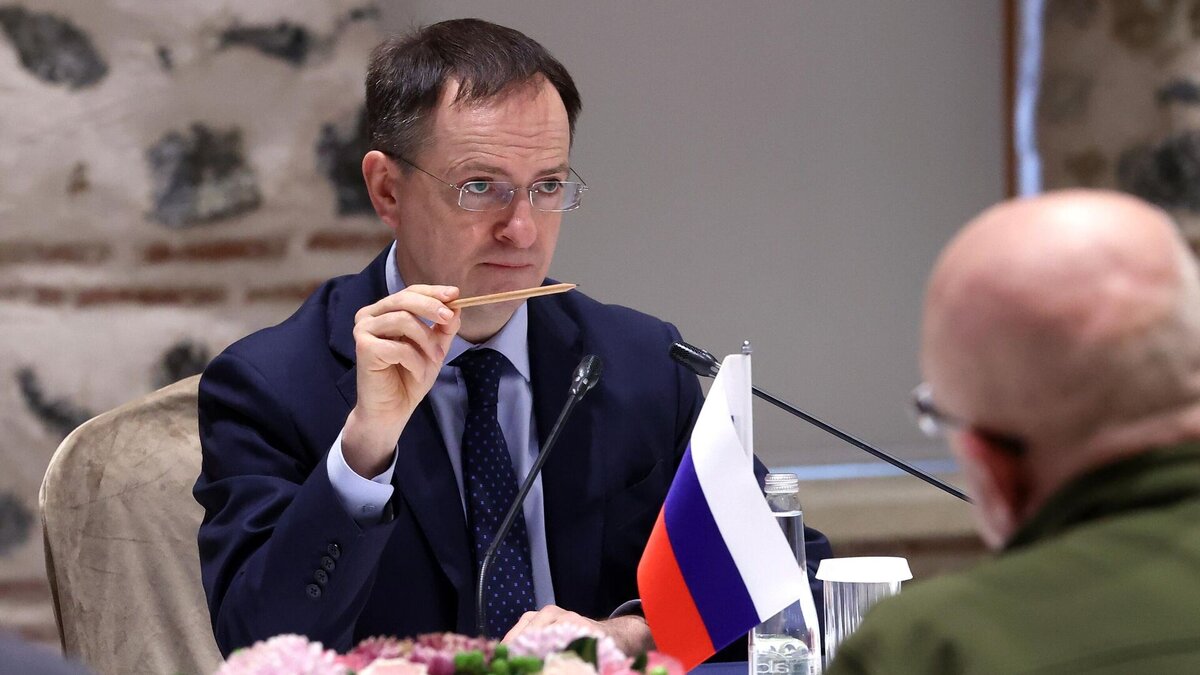 Владимир Мединский на переговорах в Стамбуле