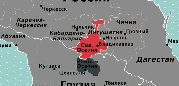 Большинство языков народов дагестана ингушетии и чечни. Республика Северная Осетия на карте России. Южная Осетия на карте 2022. Границы Северной Осетии на карте. Республика Северная Осетия Алания на карте России.