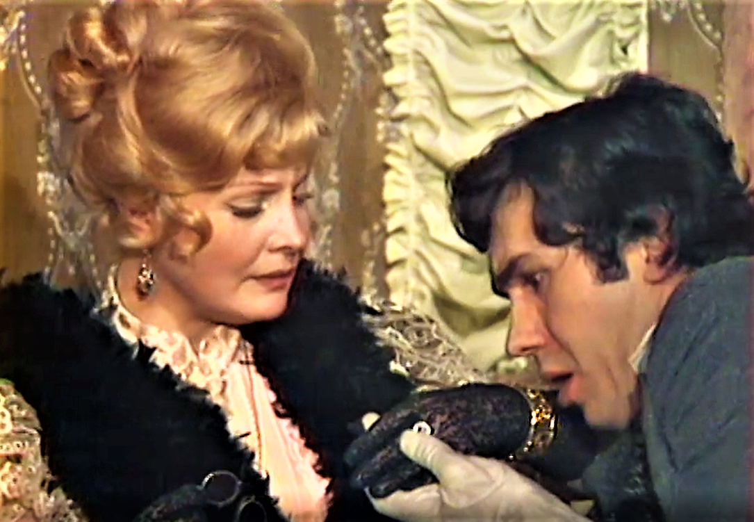 Т.Доронина и С.Садальский в телеспектакле ""Ну, публика!" (1976)