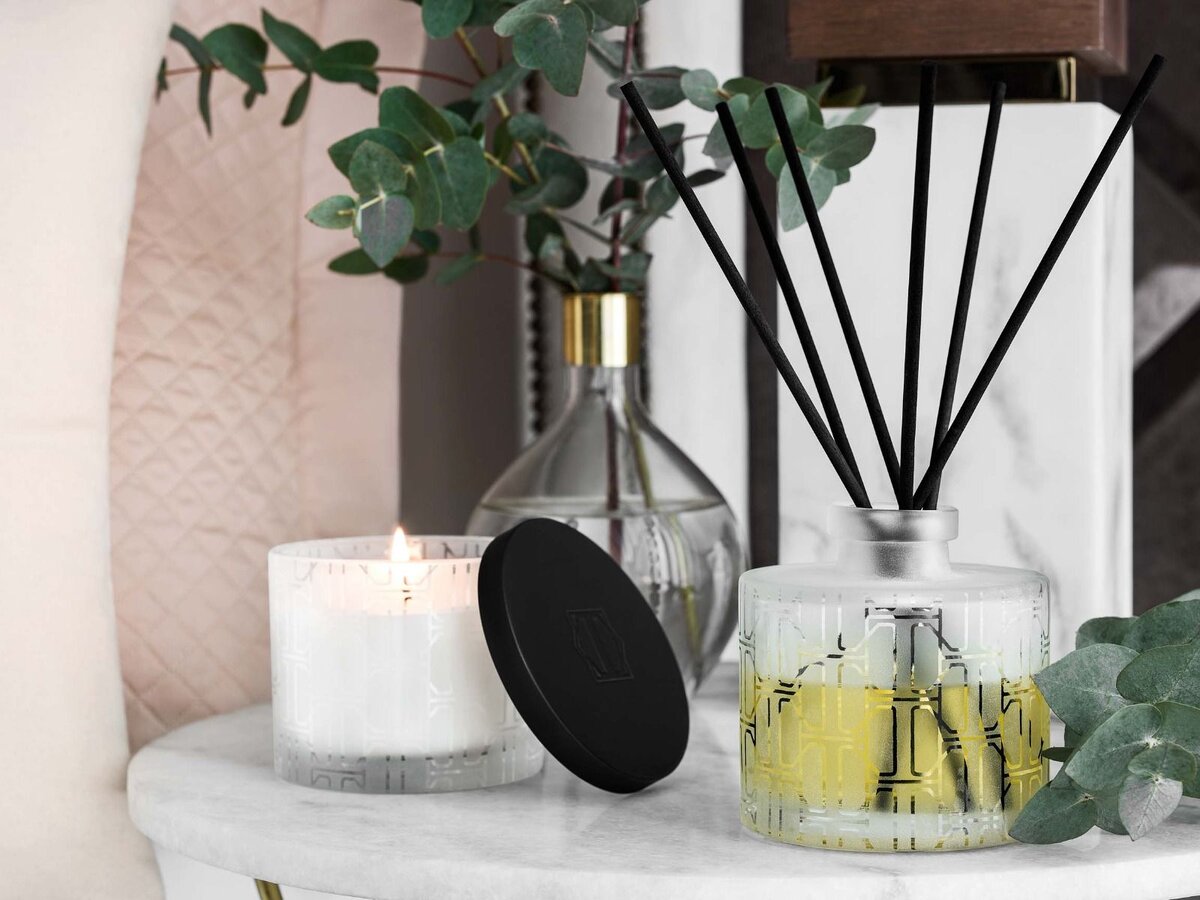 Ароматическая свеча для дома «Тропическая вода