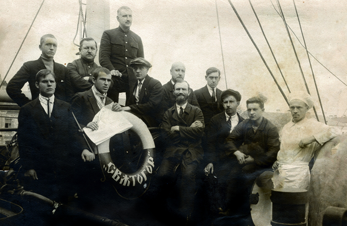 Команда "Святогора" в начале 20-х гг.
