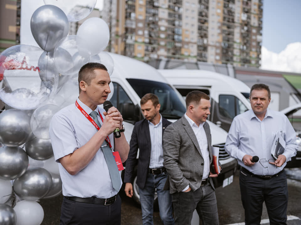 Презентация микроавтобусов МАЗ в Москве