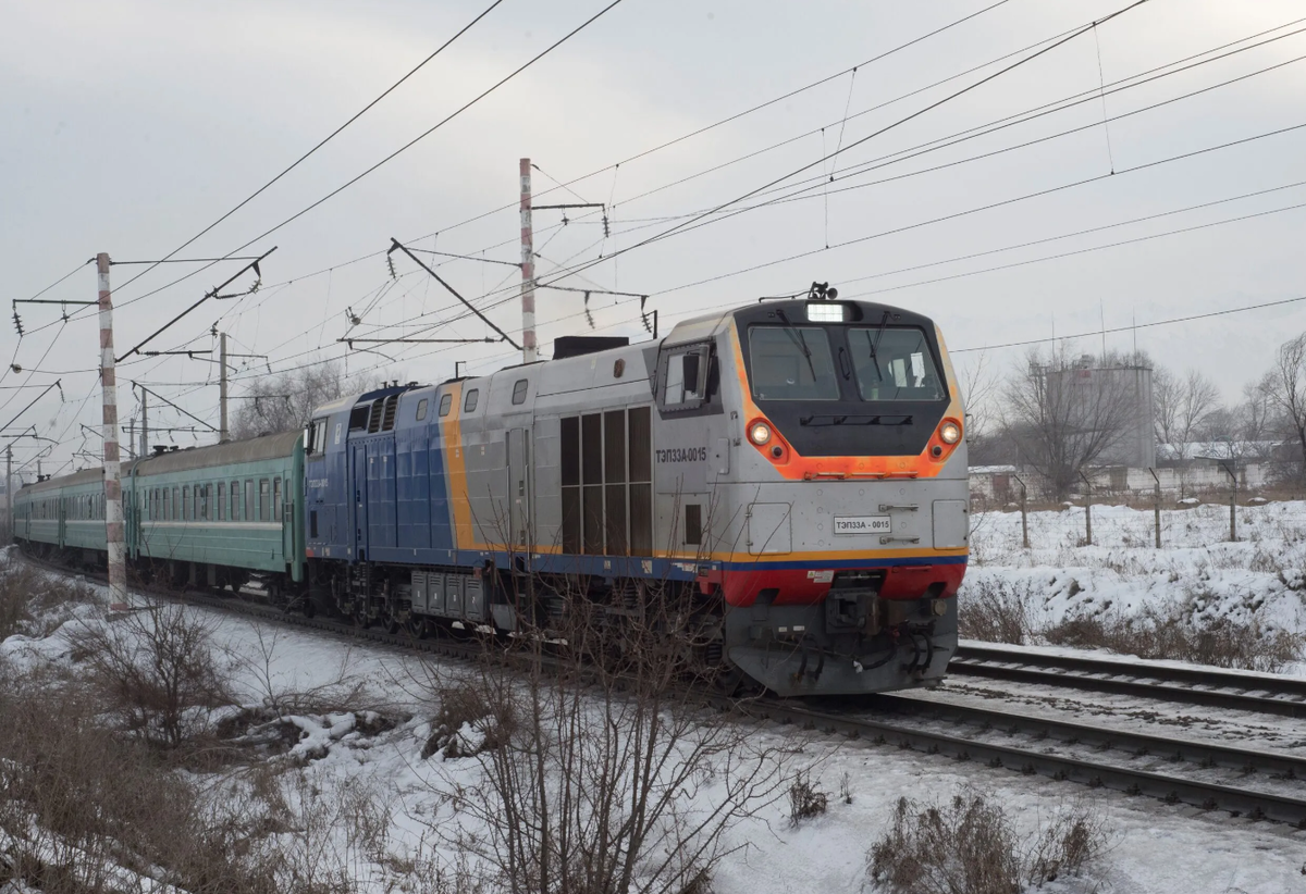 Пассажирская версия тепловоза ТЭП33А-0015, фото https://i0.wp.com/www.cysnews-new.cz/wp-content/uploads/2022/06/Skoda-Group-Wabtec-Kazachstan-1-scaled.jpg?ssl=1