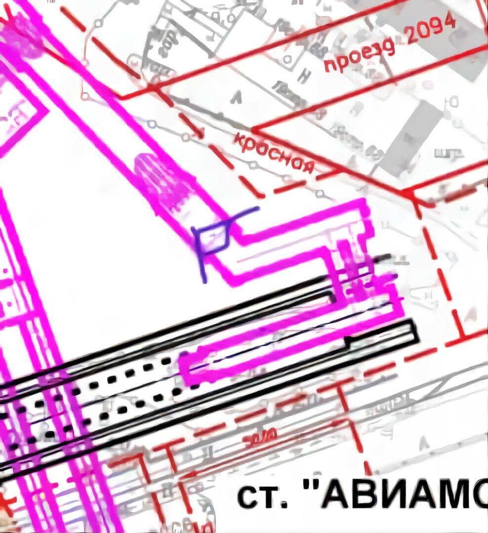 План застройки авиамоторная