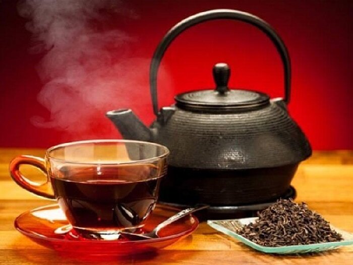 Фото Горячий свежий чай.