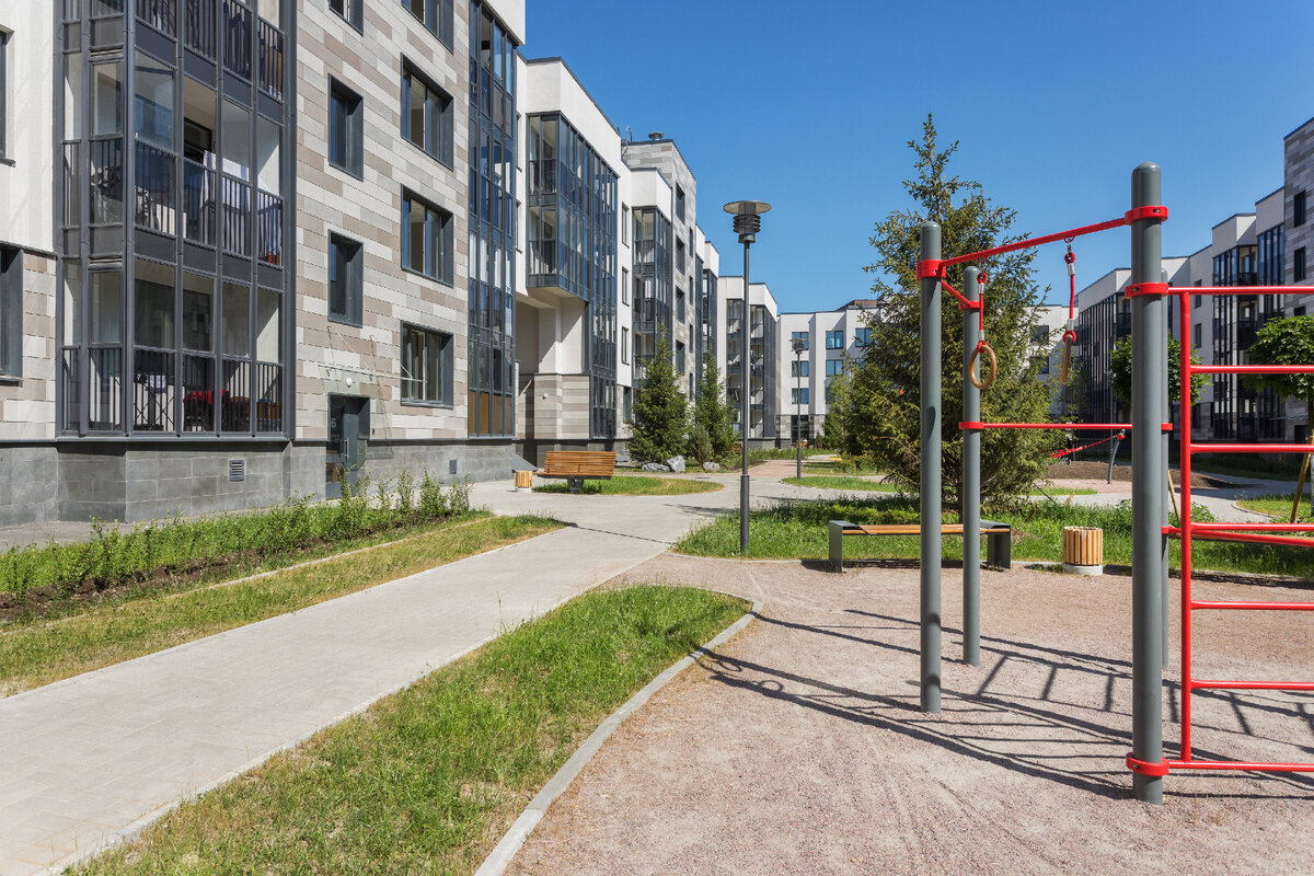 Пейзажный стиль в ЖК "Солнечный город. Резиденции"