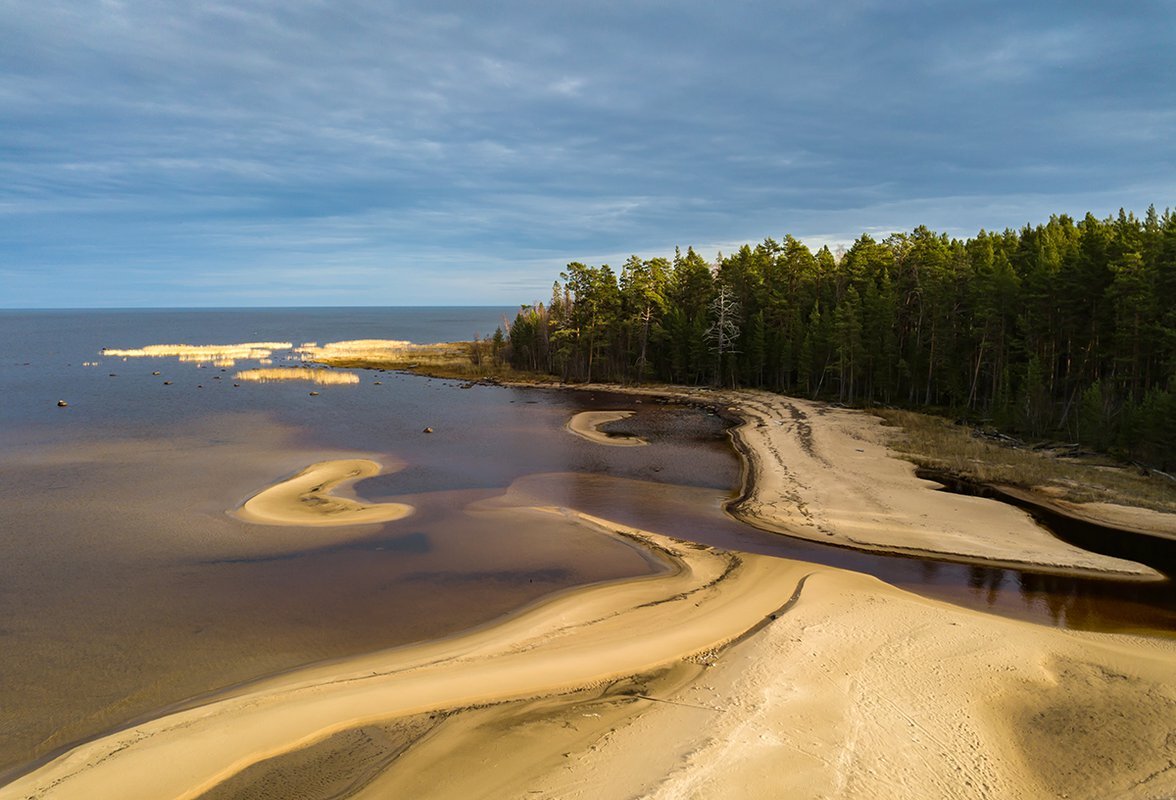 Село Видлица на Ладожском озере