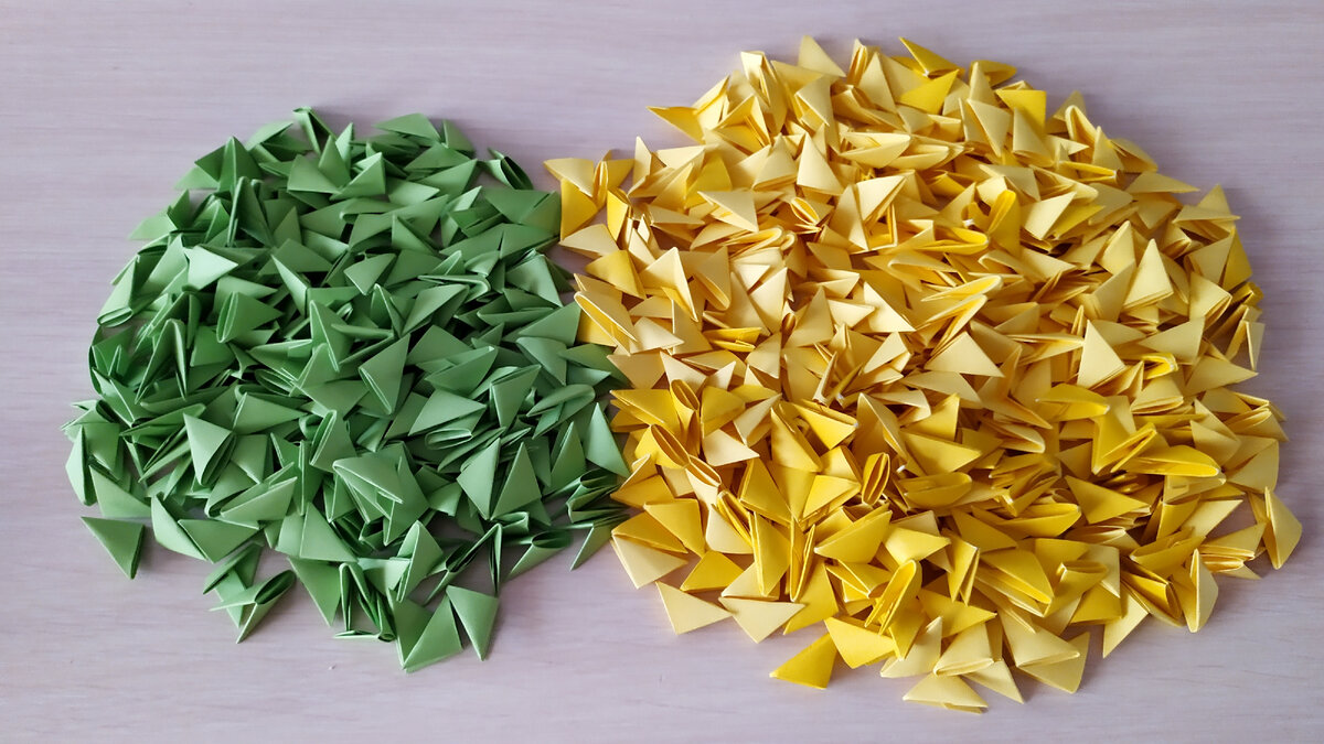 Цветная ваза в технике модульное оригами. Мастер-класс с пошаговыми фото