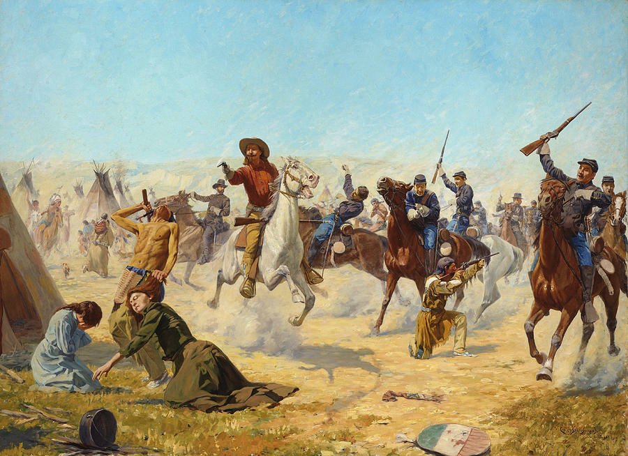 Татарский полон плен рабство прежде всего уводили. Charles Schreyvogel. Чарльз Шрейфогель картина индеец. Художник Charles Schreyvogel. Нападение индейцев