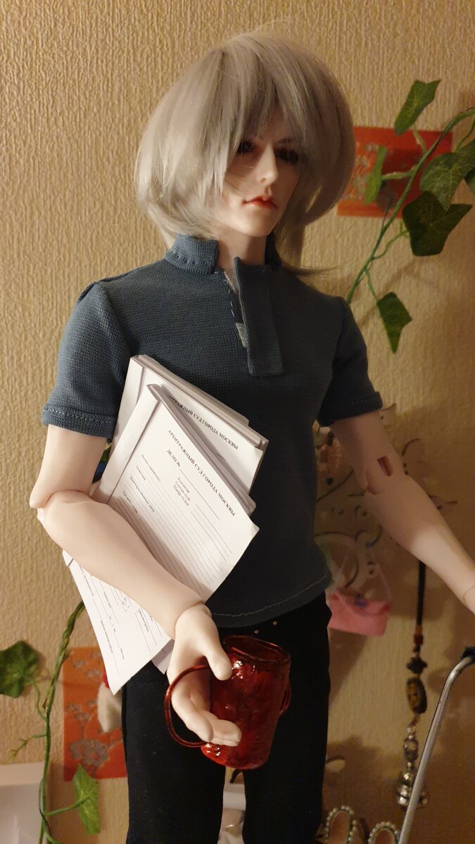 Рубашка на стадии "АААА! Где эти несчастные минипуговицы?!"