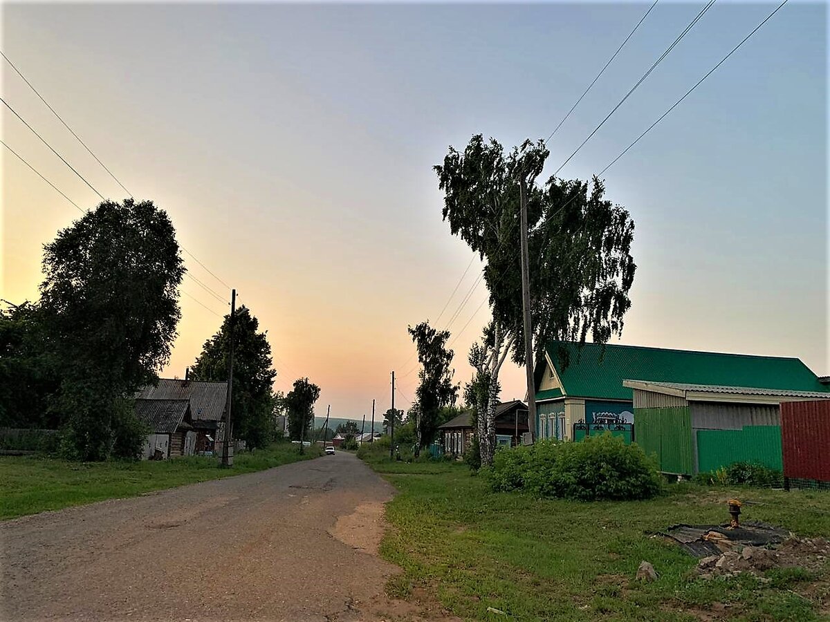 Деревенская улица. Фото автора канала.