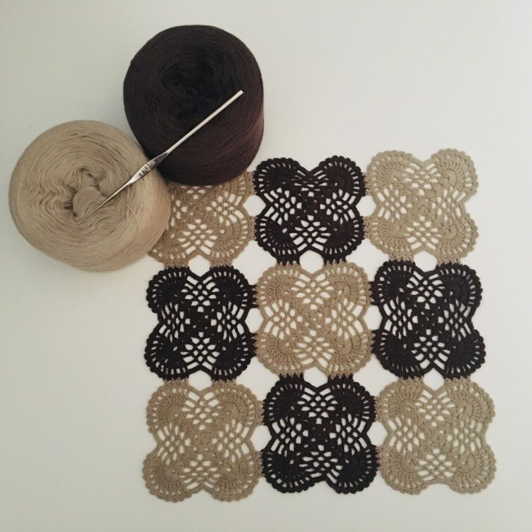 Салфетка крючком