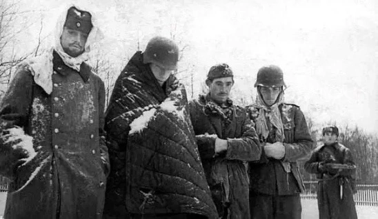 Пленные немцы. Зима 1944-1945 г.