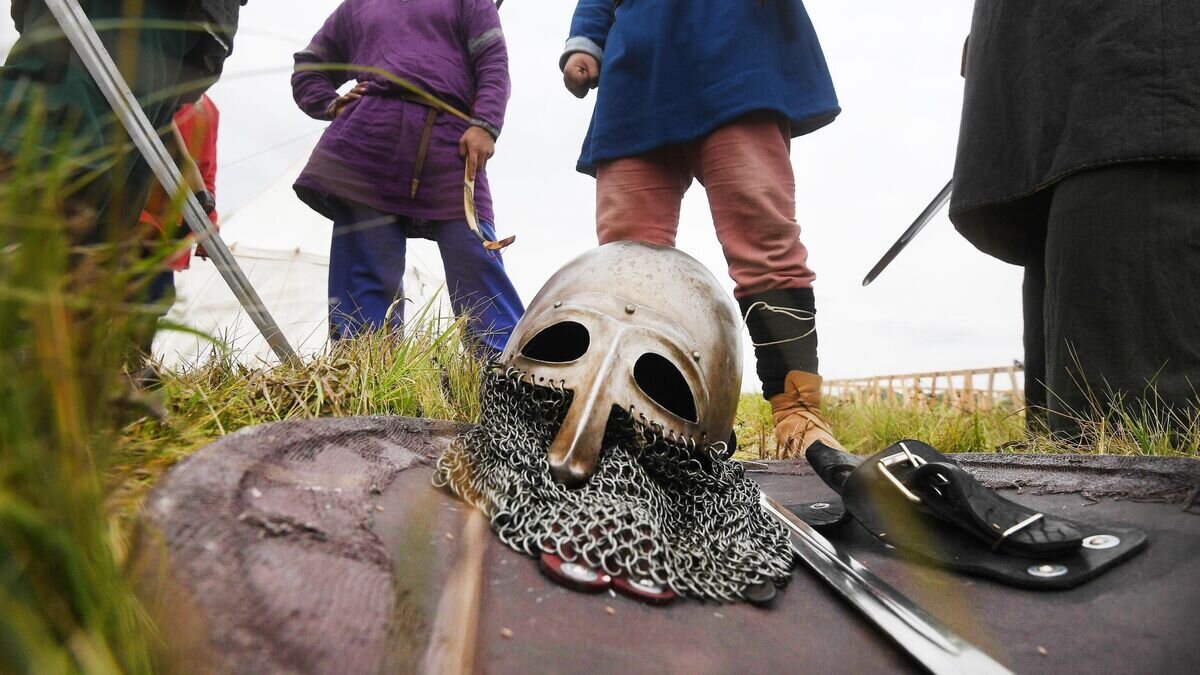    Участники военно-исторического фестиваля "Поле Куликово"© РИА Новости / Алексей Куденко