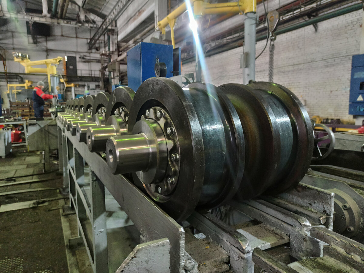 Производство катков на заводе ЧАЗ